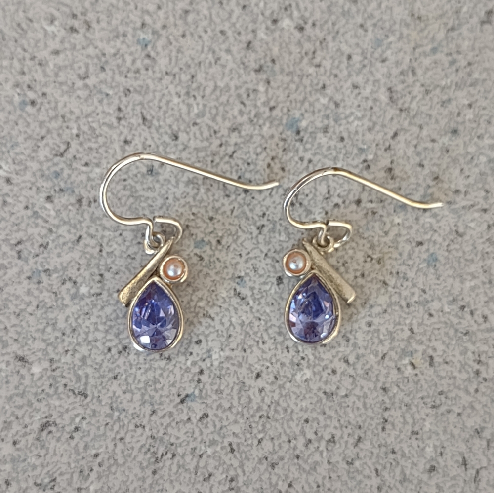 Mom's Day Idea!*Sterling Drop Earrings